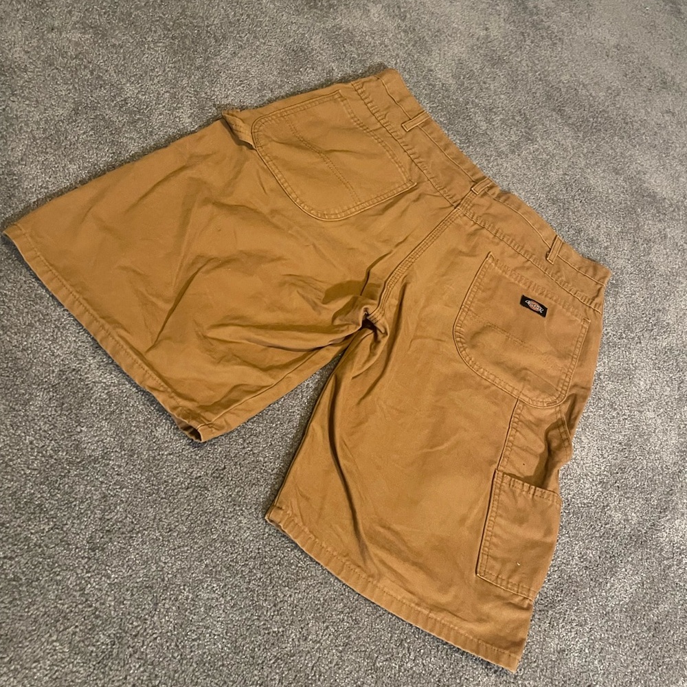 Dickies Tan Cargo Shorts Relaxed Fit Mens size 36”